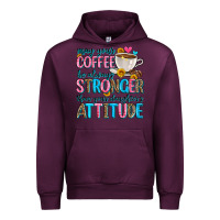 Mauve Wine may your coffee be always stronger than your daugh Urban Hoodie - Zillion Design Studio