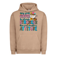 Pigment Burro may your coffee be always stronger than your daugh Urban Hoodie - Zillion Design Studio