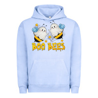 Pigment Grape Ice Boo Bees Urban Hoodie - texasbilliewilder