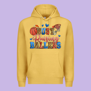 Busy Raising Ballers Basketball Premium Hoodie Designed By Zillion Design Studio