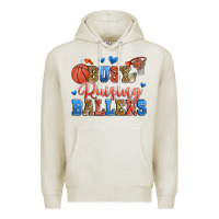 Oatmeal Heather busy raising ballers basketball Premium Hoodie - Zillion Design Studio