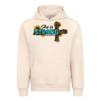 Sandshell she i̇s strong western cross Urban Hoodie - RanaPortraitStore