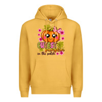 Mustard Cutest Pumpkin In The Patch Premium Hoodie - texasbilliewilder