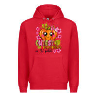 Red Cutest Pumpkin In The Patch Premium Hoodie - texasbilliewilder