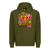 Army Green Cutest Pumpkin In The Patch Premium Hoodie - texasbilliewilder