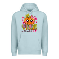 Blue Mist Cutest Pumpkin In The Patch Premium Hoodie - texasbilliewilder