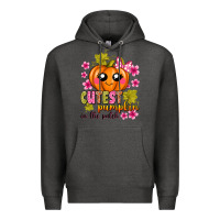Charcoal Heather Cutest Pumpkin In The Patch Premium Hoodie - texasbilliewilder