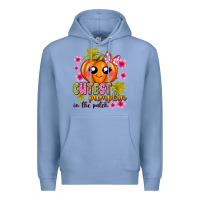 Colony Blue Cutest Pumpkin In The Patch Premium Hoodie - texasbilliewilder