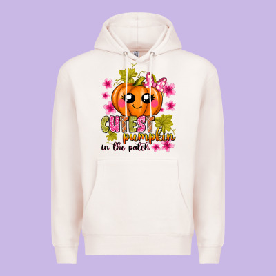 Cutest Pumpkin In The Patch Premium Hoodie Designed By Texasbilliewilder
