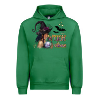 Emerald Black Witch Vibes Urban Hoodie - texasbilliewilder