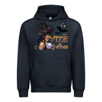 Navy Black Witch Vibes Urban Hoodie - texasbilliewilder