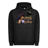 Pigment Black Black Witch Vibes Urban Hoodie - texasbilliewilder