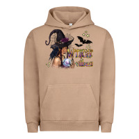 Pigment Burro Black Witch Vibes Urban Hoodie - texasbilliewilder