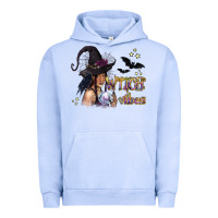 Pigment Grape Ice Black Witch Vibes Urban Hoodie - texasbilliewilder
