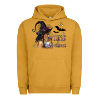 Pigment Peanut Butter Black Witch Vibes Urban Hoodie - texasbilliewilder