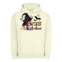 Pigment Pistachio Black Witch Vibes Urban Hoodie - texasbilliewilder