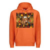 Carrot christmas highland cow tumbler Premium Hoodie - RanaPortraitStore