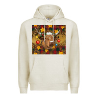 Oatmeal Heather christmas highland cow tumbler Premium Hoodie - RanaPortraitStore