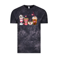 Cloud Black Mommy coffee Vintage Tee - Artiststas
