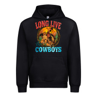 Black long live the cowboys Urban Hoodie - Zillion Design Studio