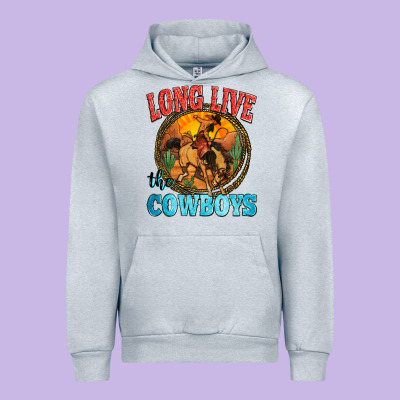 Long Live The Cowboys Urban Hoodie Designed By Zillion Design Studio