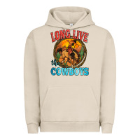 Pigment French Oak long live the cowboys Urban Hoodie - Zillion Design Studio