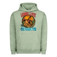 Pigment Oil Green long live the cowboys Urban Hoodie - Zillion Design Studio