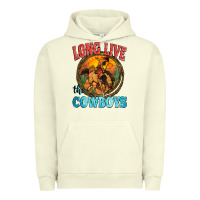 Pigment Pistachio long live the cowboys Urban Hoodie - Zillion Design Studio