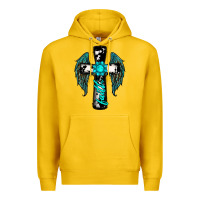 Lemon cross faith gemstone wings Premium Hoodie - RanaPortraitStore