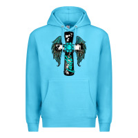 Cross Faith Gemstone Wings Premium Hoodie | Teevron