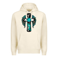 Tofu cross faith gemstone wings Premium Hoodie - RanaPortraitStore