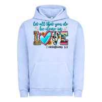 Pigment Grape Ice let all that you do be done in love Urban Hoodie - Zillion Design Studio
