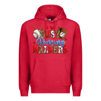 Cardinal busy raising ballers baseball Premium Hoodie - Zillion Design Studio