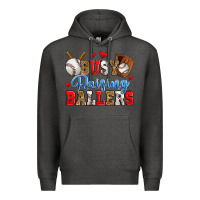 Charcoal Heather busy raising ballers baseball Premium Hoodie - Zillion Design Studio
