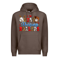 Coffee busy raising ballers baseball Premium Hoodie - Zillion Design Studio