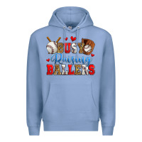Colony Blue busy raising ballers baseball Premium Hoodie - Zillion Design Studio