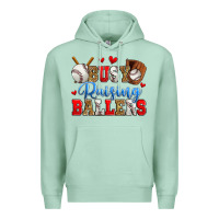 Seafoam busy raising ballers baseball Premium Hoodie - Zillion Design Studio