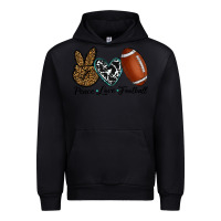 Black peace love football Urban Hoodie - RanaPortraitStore