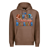 Chestnut busy raising ballers american football Premium Hoodie - Zillion Design Studio