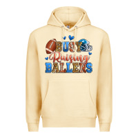 Pina Colada busy raising ballers american football Premium Hoodie - Zillion Design Studio