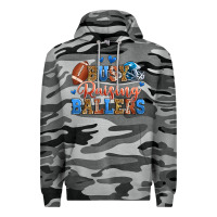 Slate Camo busy raising ballers american football Premium Hoodie - Zillion Design Studio