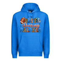 True Royal busy raising ballers american football Premium Hoodie - Zillion Design Studio