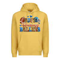 Antique Gold busy raising ballers american football Premium Hoodie - Zillion Design Studio