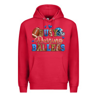 Cardinal busy raising ballers american football Premium Hoodie - Zillion Design Studio