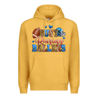Mustard busy raising ballers american football Premium Hoodie - Zillion Design Studio
