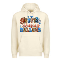 Sandshell busy raising ballers american football Premium Hoodie - Zillion Design Studio