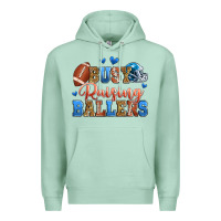 Seafoam busy raising ballers american football Premium Hoodie - Zillion Design Studio