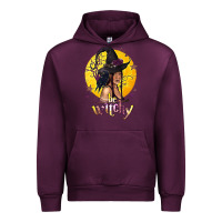 Mauve Wine Be Witchy Black Witch Urban Hoodie - texasbilliewilder