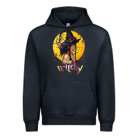 Navy Be Witchy Black Witch Urban Hoodie - texasbilliewilder