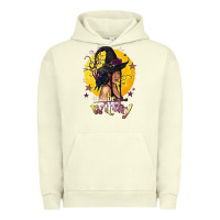 Pigment Pistachio Be Witchy Black Witch Urban Hoodie - texasbilliewilder
